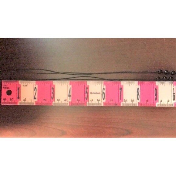 Beautiful Tiger Eye Moon Pendant on Black Obsidian Beaded Necklace - Picture 5 of 5